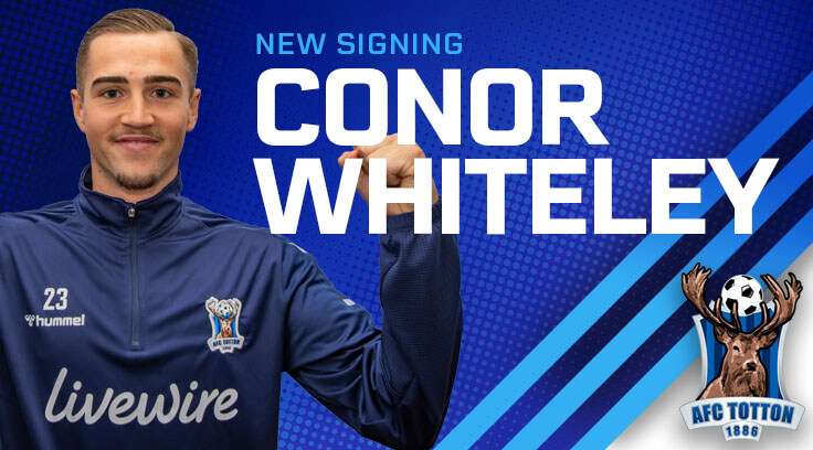 CONOR WHITELEY SIGNS FOR THE STAGS

The versatile forward joins AFC Totton from Sholing

Read all about it... ⚽️🦌
afctotton.com/news/stags-bag…