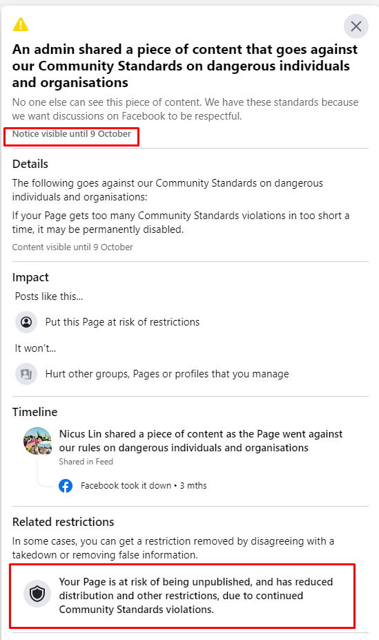 NicusLin's tweet photo. @MetaforCreators Hi, Dear, The penalties had been expired, why still kept it in my account? it still affecting the distribution 

As promised, all the penalties will be removed by the date as stipulated, I can't wait to share something interesting with my Fans! Thank you!

https://t.co/mkycE9qouq https://t.co/lvklEhTMBz