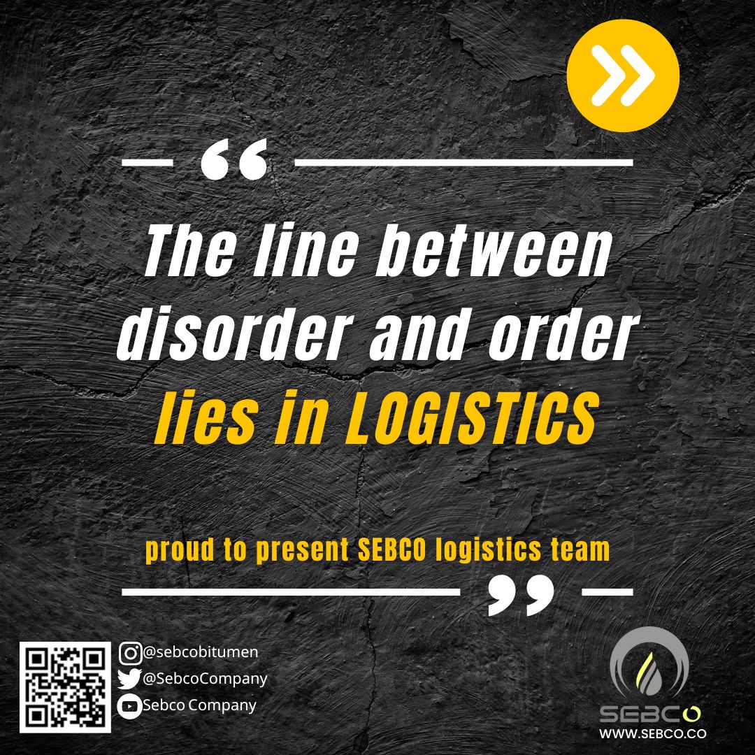 SebcoCompany's tweet photo. ➡️Slide ➡️
🔅The line between order and disorder lies in logistics
〽️Meet the Sebco logistics team

🌐https://t.co/0DZu7gA83Z

#logistics #transportation #trucks #shipping #supplychain #export #import #transport #business #chain #transportbusiness #sebco https://t.co/WaNqwWNYzl