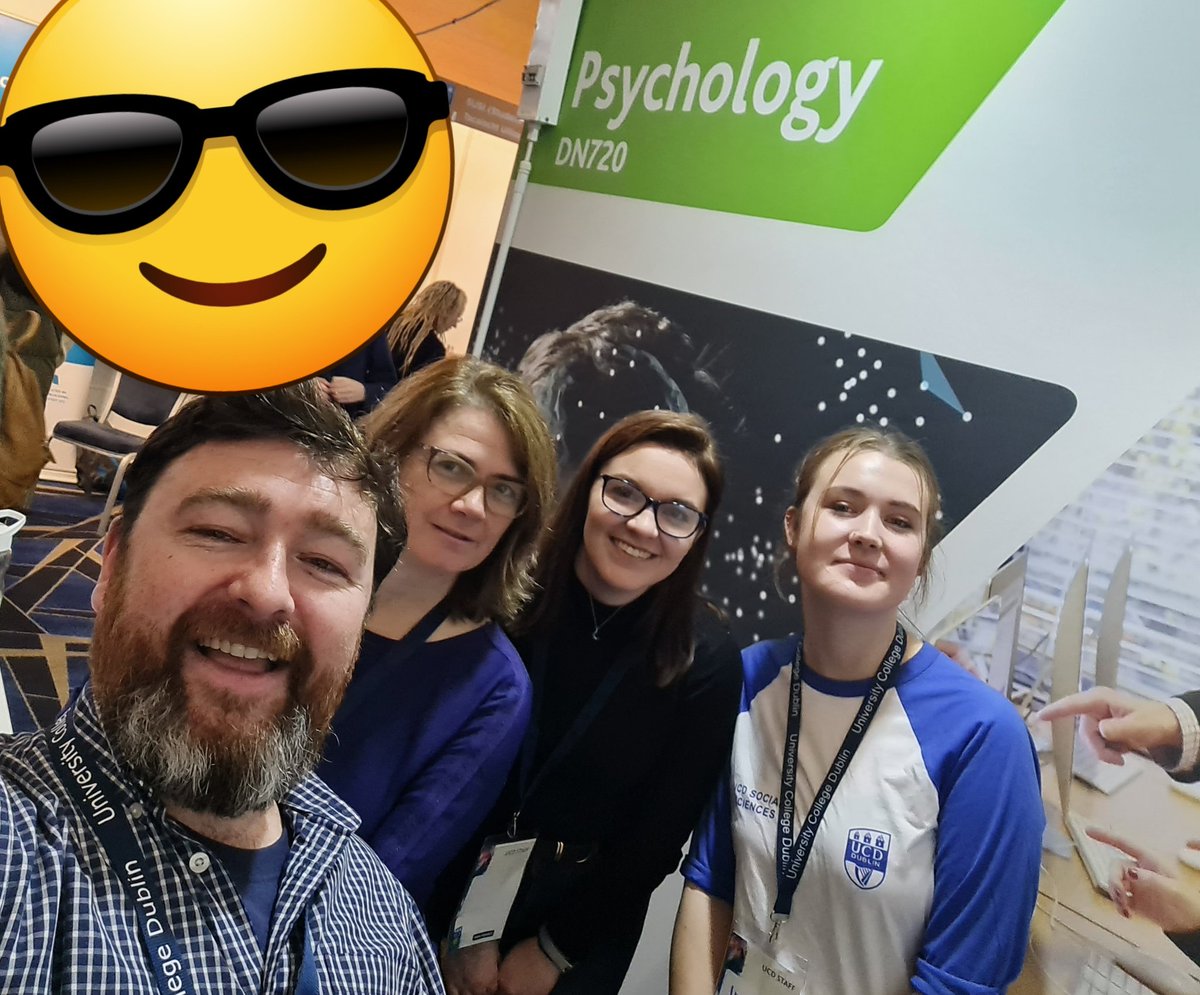 Come visit us at the <a href="/UCDPsychology/">UCD Psychology</a> stand for
#UCDOpenday
Nice to chat with so many interested future trailblazers.
#ucdpsychstories