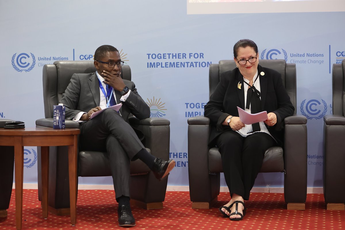 COP27P's tweet photo. #COP27 LIVE | Adaptation Day
The Climate Responses for Sustaining Peace (CRSP) initiative was launched at COP27 today, which seeks to ensure that integrated climate responses contribute to sustainable peace and development. https://t.co/GIJzARqf46