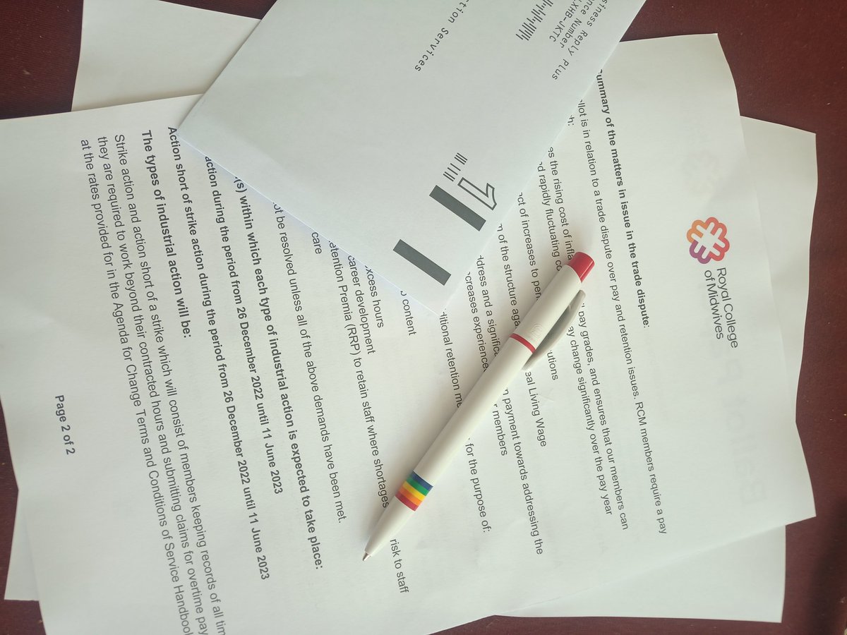healLGBTea's tweet photo. Just got my ballot for @MidwivesRCM #MidwivesStrike. I'll be voting YES for strike action ❎✊ #SupportTheNHS #PayUsWhatWeAreWorth https://t.co/eNyEZlP0yQ
