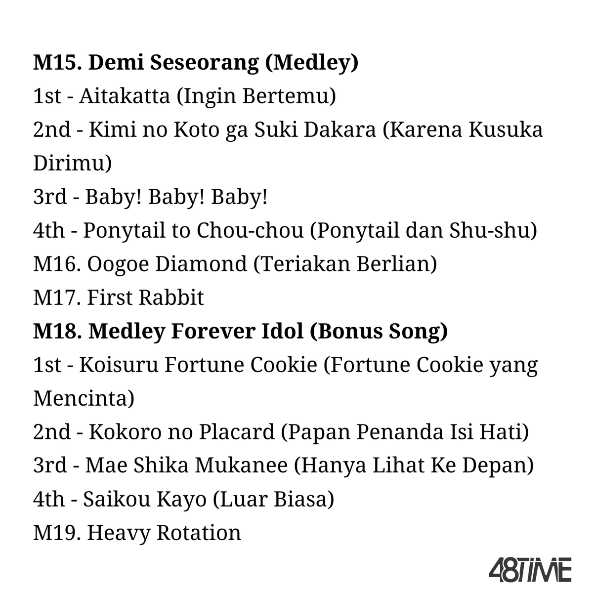 48timee's tweet photo. Siapa aja nih yang barusan nonton? Tulis dibawah dong perasaan kalian sama special stage ini👇🏻👇🏻

#JKT48ForeverIdol
#Gen1
#Gen1NeverDie https://t.co/gurqDQ5JiH