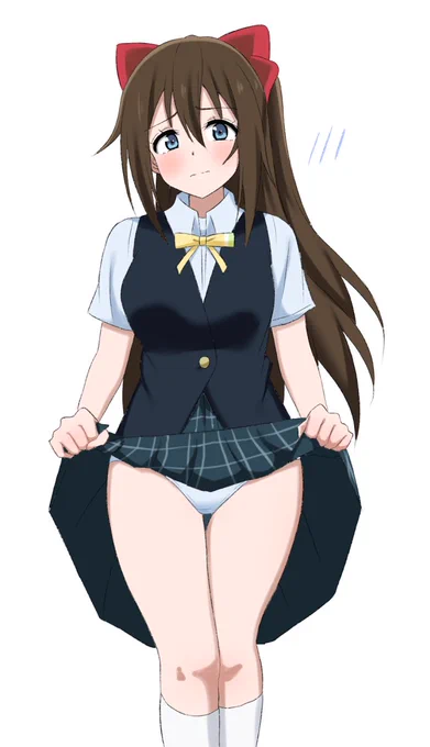 スカートたくし上げしずくちゃん 