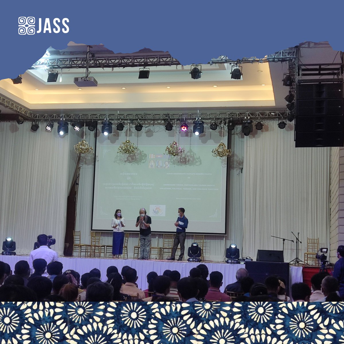 JASSSEA's tweet photo. Last week, JASS SEA and its partner organizations joined the ASEAN Grassroots People’s Assembly (#AGPA) in Phnom Penh, Cambodia. AGPA aims to provide spaces for #crossmovement solidarity to highlight the impacts of the social, political and economic landscape of the region. (1/2) https://t.co/qgw1e9IYw1