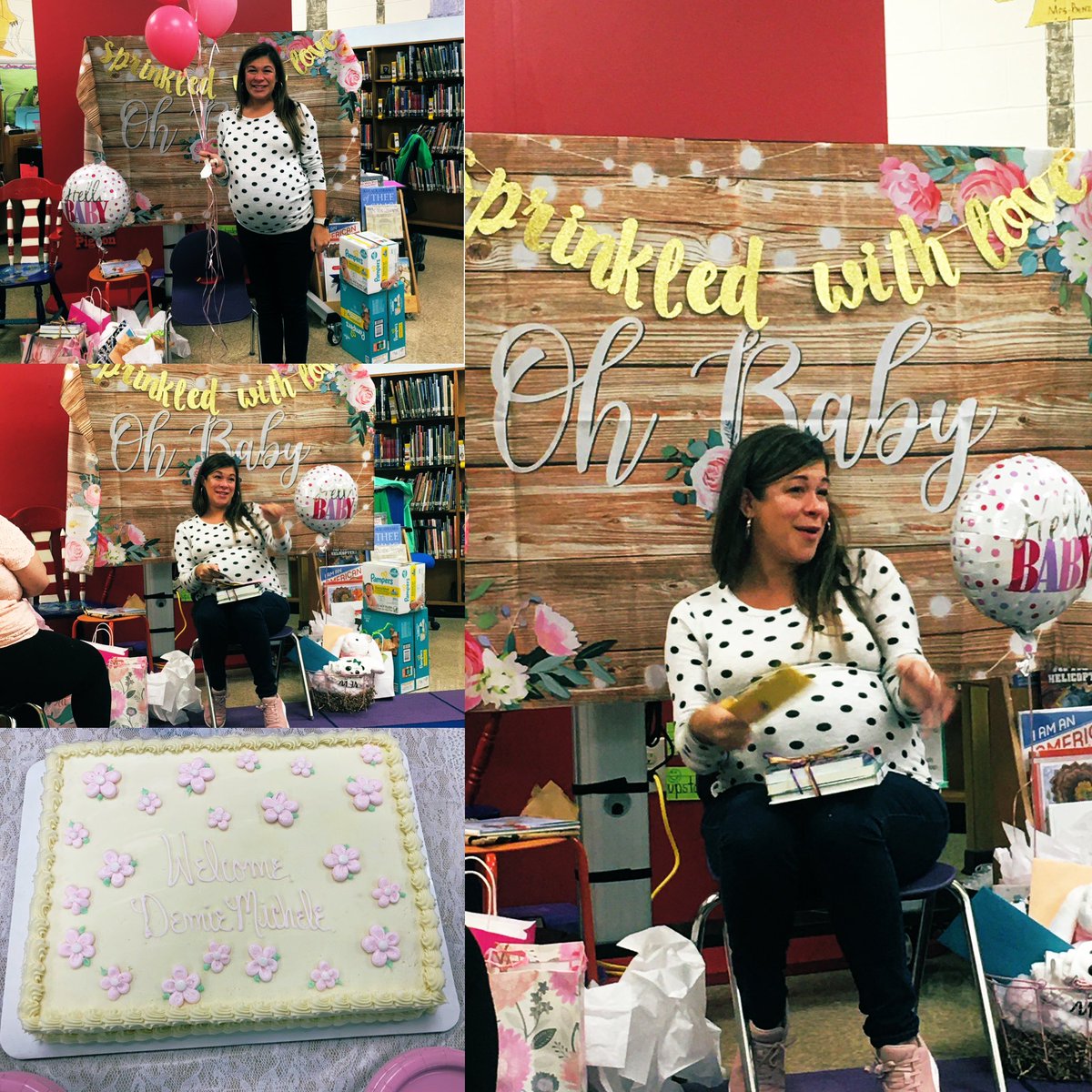 Thank you to my amazing <a href="/PineGrove_BCPS/">Pine Grove Elementary</a> family for showering me with a beautiful sprinkle for baby D! ♥️ my school family will always hold a close place in my heart! 🐼 🐾