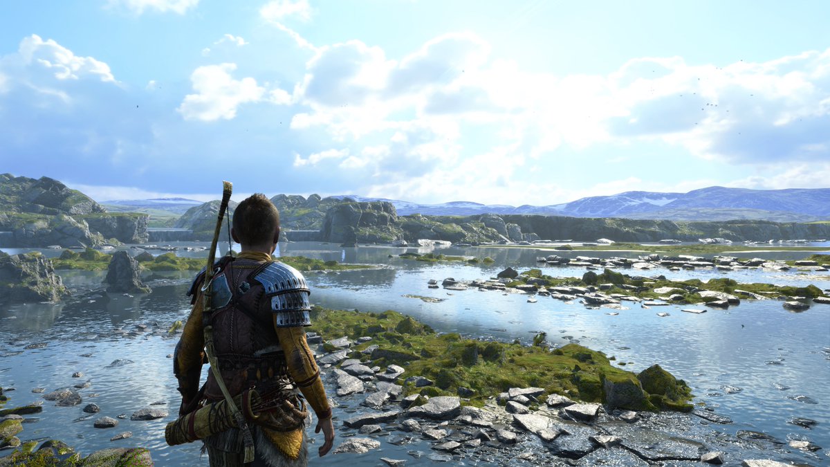 adelxfrost's tweet photo. @SonySantaMonica thanks for this amazing adventure! A fulfilling yet amazing story ever told ❤️ #GodofWarRagnarok #PS5Share #PS5 #VirtualPhotography https://t.co/k0NQS96MGA