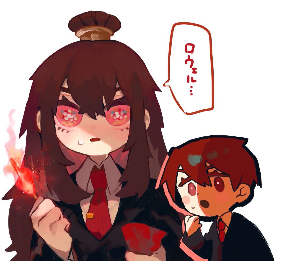 ロウェシャオのポッキーゲームはきっとこう‼️🔥 