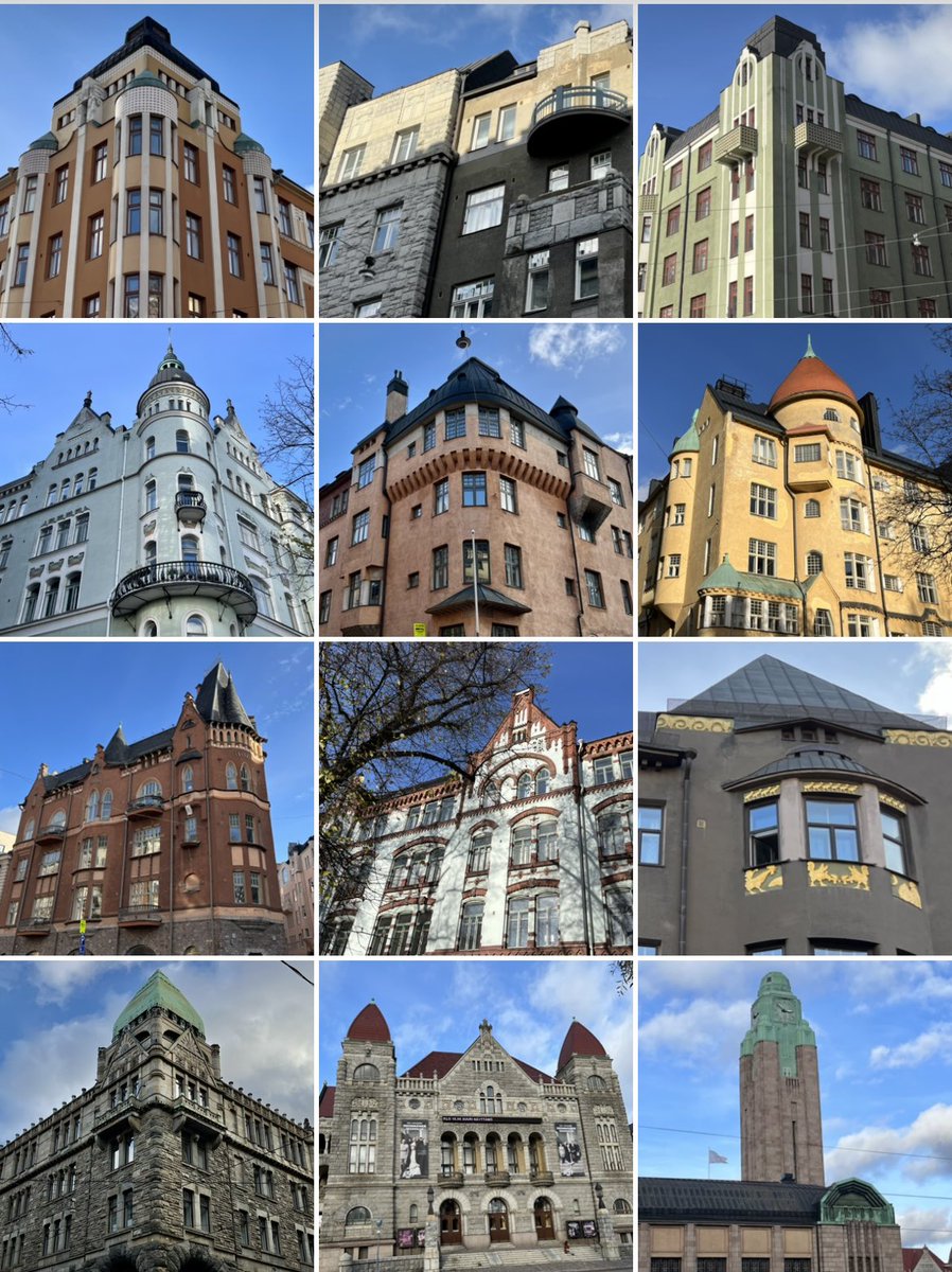 #Helsinki is one of the major Art Nouveau cities in Europe. In fact there are as many as 600 art nouveau buildings in the city.
