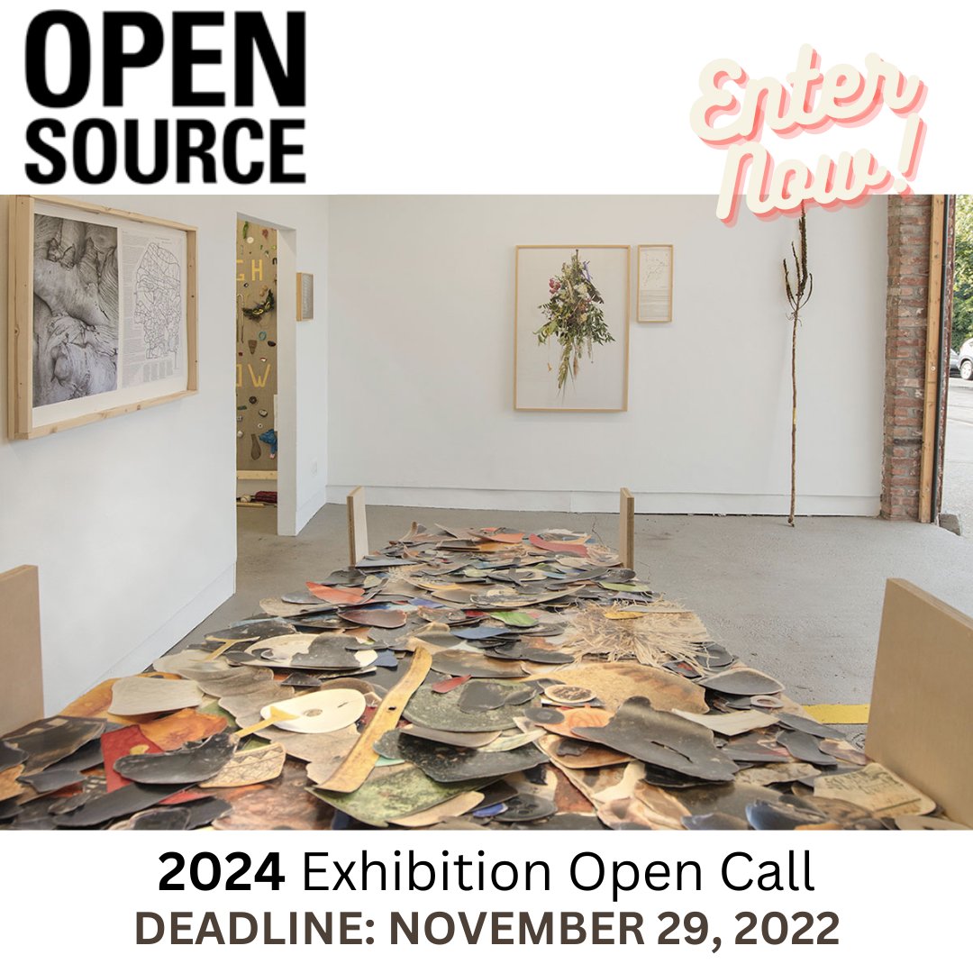 artcontests's tweet photo. Open Source Gallery - 2024 Exhibition Open Call - Open Source Gallery is constantly searching for new ideas to bring to our audience. DEADLINE: November 29, 2022. https://t.co/HFVkEDcmXL
#TheArtList #OpenSourceGallery #2024ExhibitionOpenCall https://t.co/yfnq4NkdXP