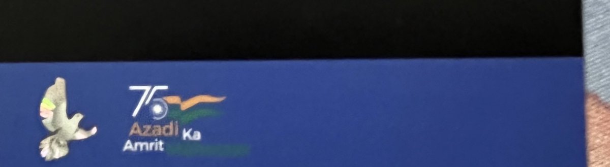 deekbhardwaj's tweet photo. Why does my HDFC debit card and credit say Azadi ka Amrit Mahotsav? Thought HDFC was a private bank. https://t.co/9en8JtsRF7