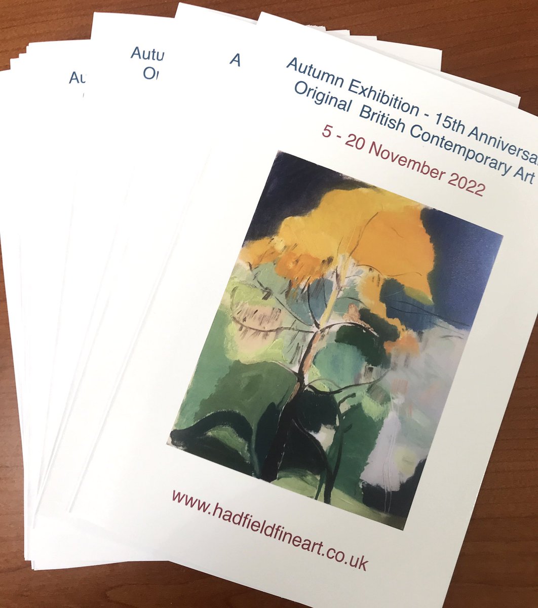 It’s a lovely weekend for a drive to the Cotswolds 🙂taking in a large selection of contemporary art. Details on website hadfieldfineart.co.uk/events