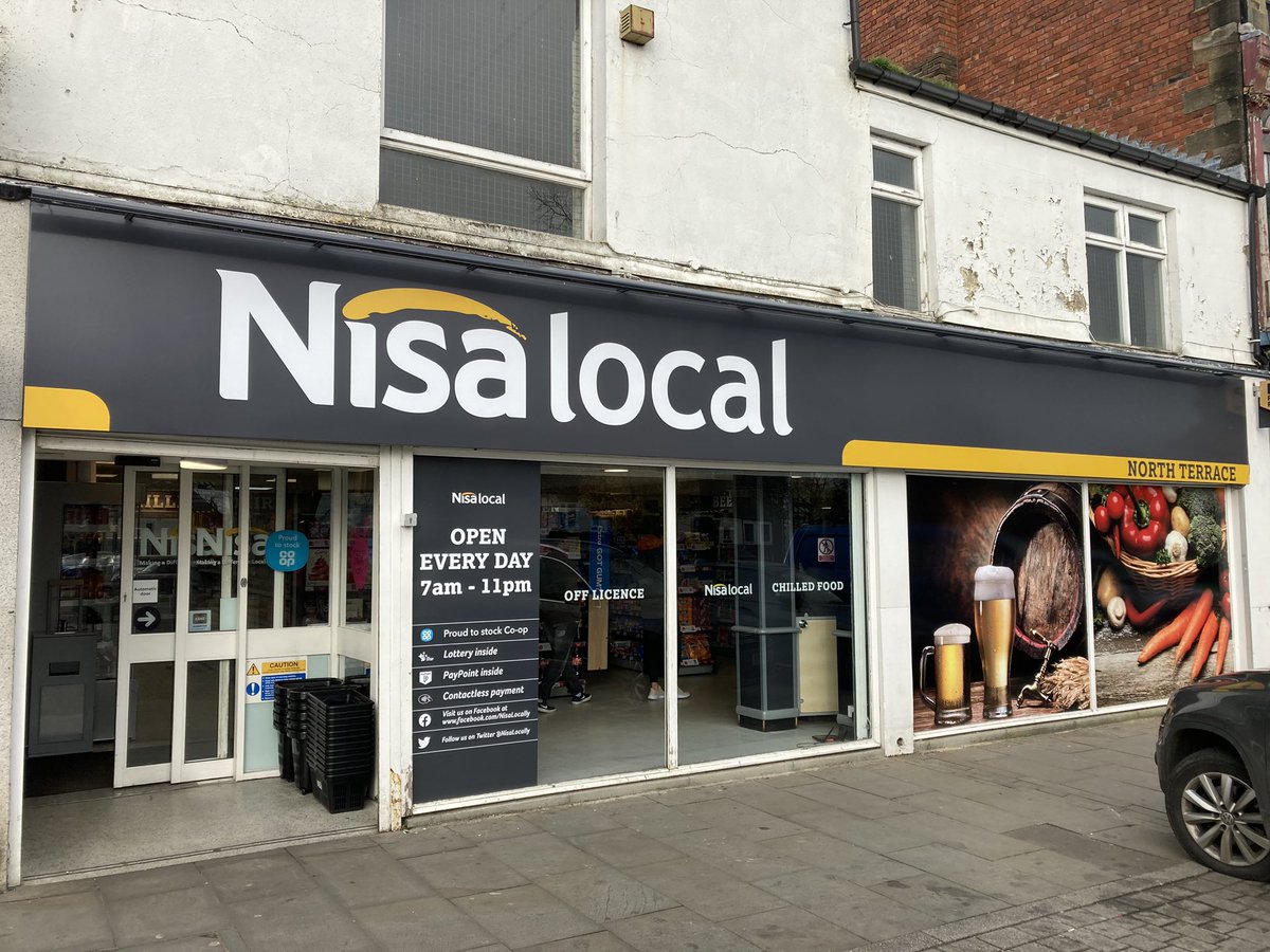 Today is the big opening day for Nisa local in Crook. A big thank you to the owners Sanjay and Baz and also to the store manager Janine and her amazing team. The store looks fantastic 👍🏻  <a href="/NisaLocally/">Nisa Local</a> <a href="/NisaSDMnorth/">Graeme Jackson</a> <a href="/AlphaRetail_/">Alpha Retail Services</a> <a href="/gembell1977/">🔔 Gemma Bell 🔔</a>