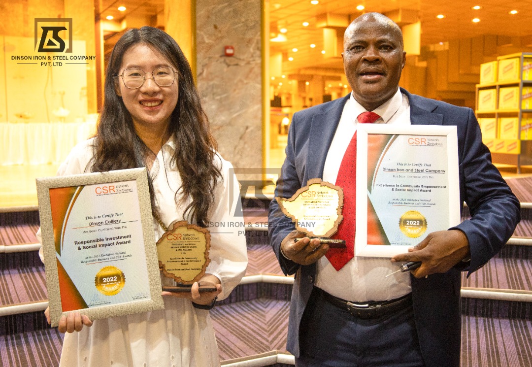 Disco_Zimbabwe's tweet photo. Yesterday we were honoured with two accolades at the Zimbabwe National Responsible Business and CSR Awards 2022 conducted by the CSR Network Zimbabwe. The awards recognised our work in uplifting communities where we operate in as we strive to leave noone behind.
@Tanaka_Shumba84 https://t.co/iMKuIp3N74