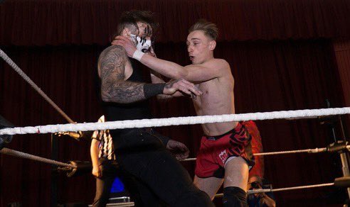 BenReid25799's tweet photo. Few shots from my debut at @BritWrestle !! Not sure why but Isaac North loves throwing me about 😂 https://t.co/romirt9roF