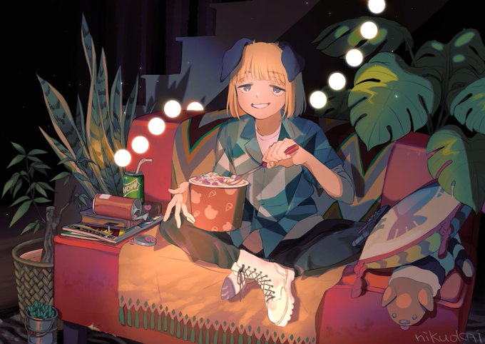 「blonde hair chips (food)」 illustration images(Latest)