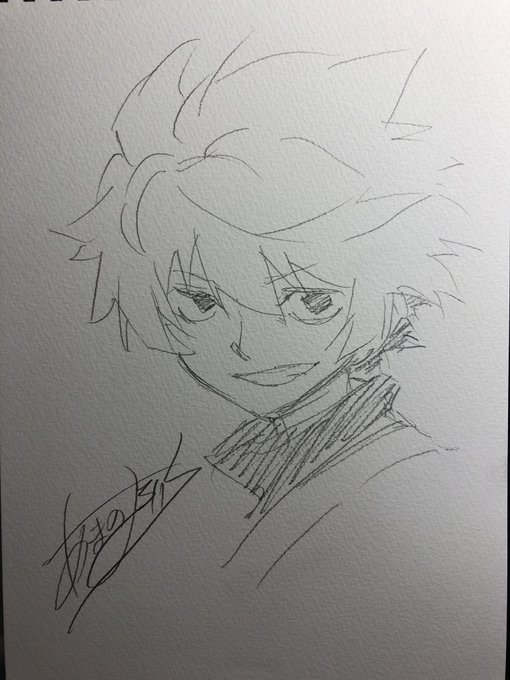 当時ジャンプで毎週読んでいた「AKABOSHI」の戴宗!! 今月から始まる新連載で作画を担当してくださっている天野先生に図々しくもお願いしたら描いてくださいました!(掲載許可済) めっちゃ嬉しい!! 天野先生ありがとうございます!!家宝じゃ 