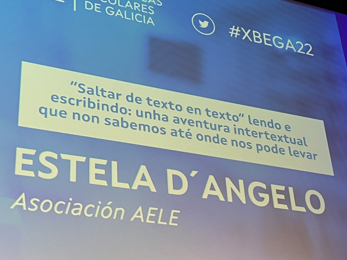 CAFIgalicia's tweet photo. ⭕️ Rematamos a xornada da mañá cos intervención de Estela D’Angelo. https://t.co/3YTj3z2yhx
