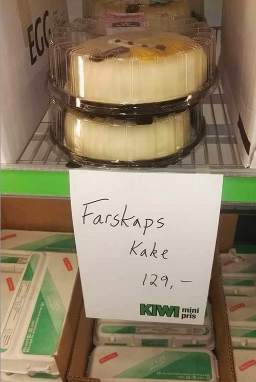 Litt merksemd på dagen er alltid hyggeleg.