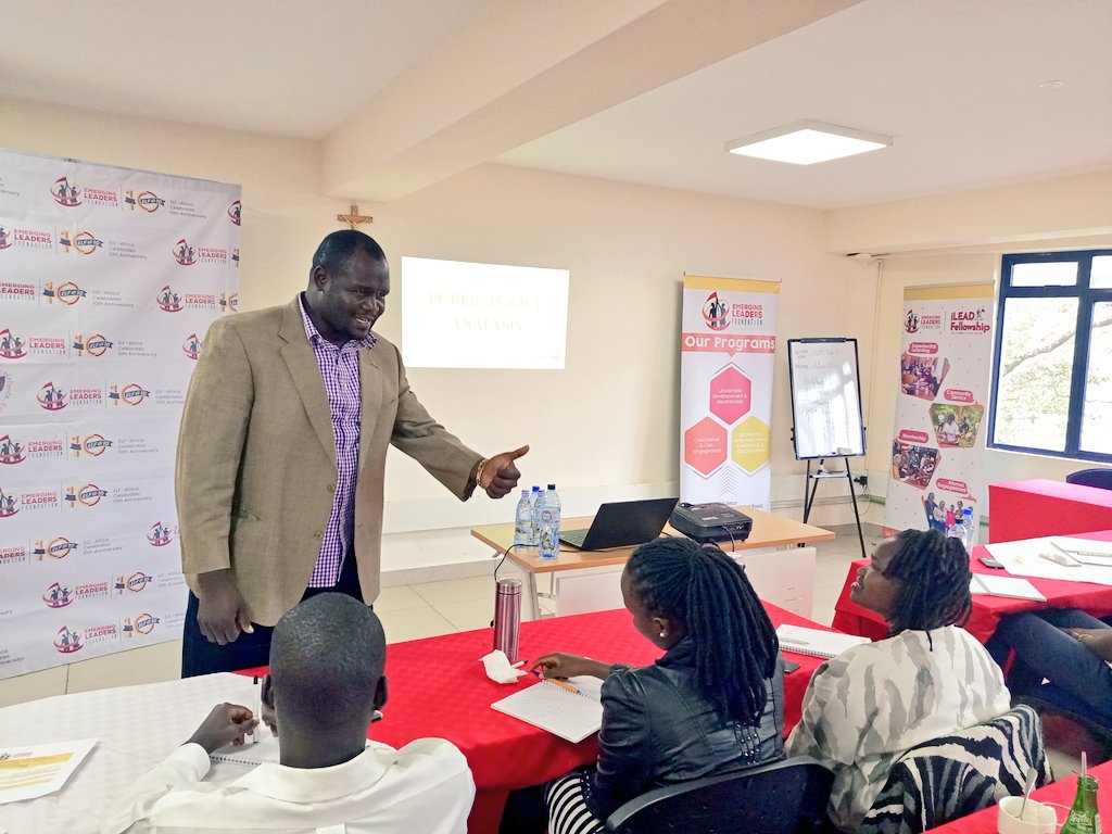 When we talk about Public Policy, we can only say we need to be more enlightened. 
In set, our Managing Director <a href="/TheDebateGuru/">Cde. Josiah Adiema Adiema</a> takes <a href="/elfafrica1/">Emerging Leaders Foundation-Africa</a> #iLEAD fellows through a session on policy making and how they can leverage on this to create change. 
#Policy4Change
#LeanLeap4You