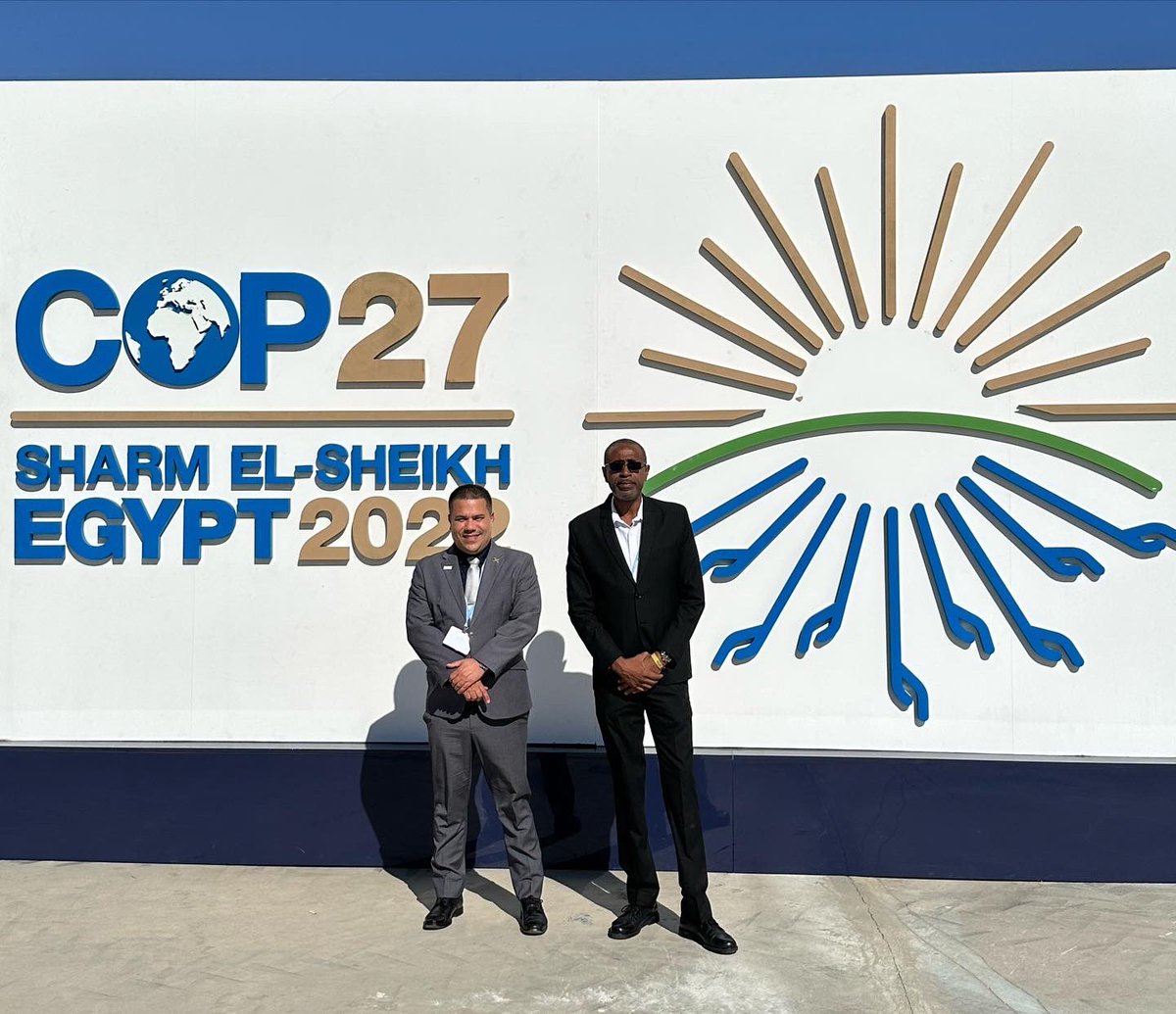 #COP27 #togetherforimplementation 
Day 2 at @cop27 is off to a flying start. The Jamaican 🇯🇲 delegation has an aggressive schedule as we lobby and negotiate both for the changes to Global Policy, and greater access to #ClimateFinance 

@megjc_jm <a href="/ccdjamaica/">CCD Jamaica</a>