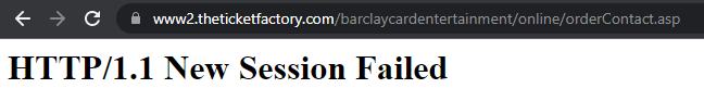 MajorShots's tweet photo. @ticketfactory Seriously :( https://t.co/DxrthhkKk5