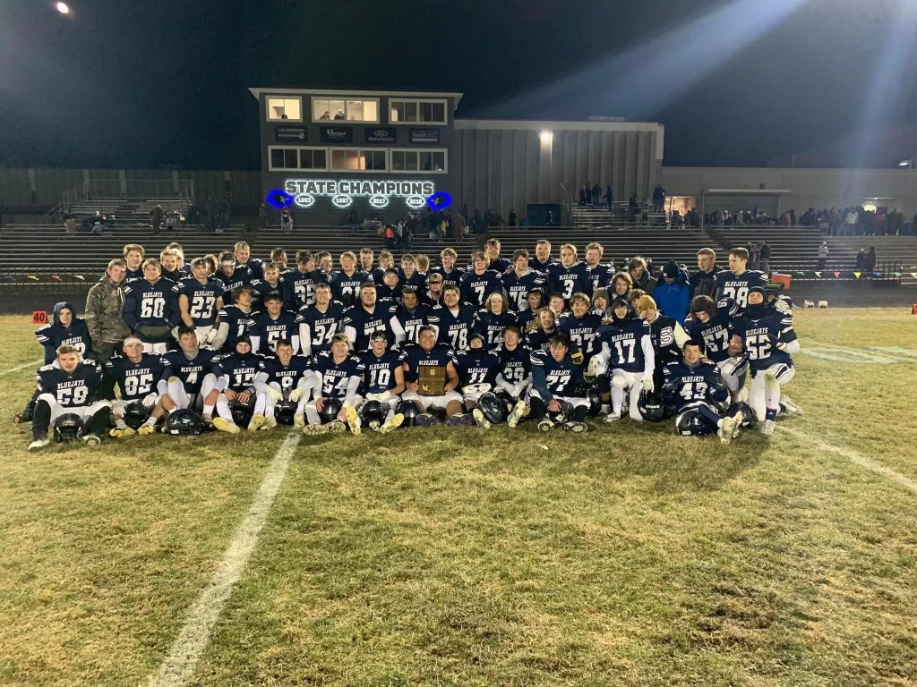 Sabetha (9-2) 2A Sectional Champs with a 47-0 win over Caney Valley. Next up: Nemaha County rematch of Game #8 with Nemaha Central. #sportsinkansas