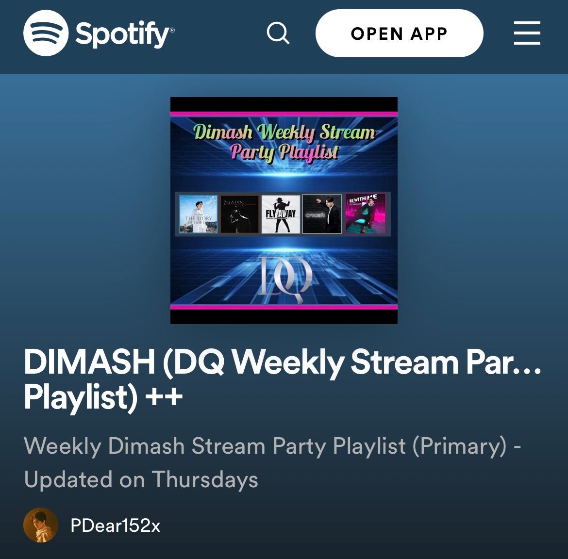 PDear152's tweet photo. @Soile_koo @dimash_official You are mist welcome 😎  

Happy Saturday.😎  Glad you are enjoying the Stream Party Playlist and supporting the amazing song #TheStoryOfOneSky by @dimash_official  🌍🕊❤

#DimashStreamingParty  🎼

Playlist ⬇️ 
https://t.co/NqWJgegH3G https://t.co/yM5WKIDDuT