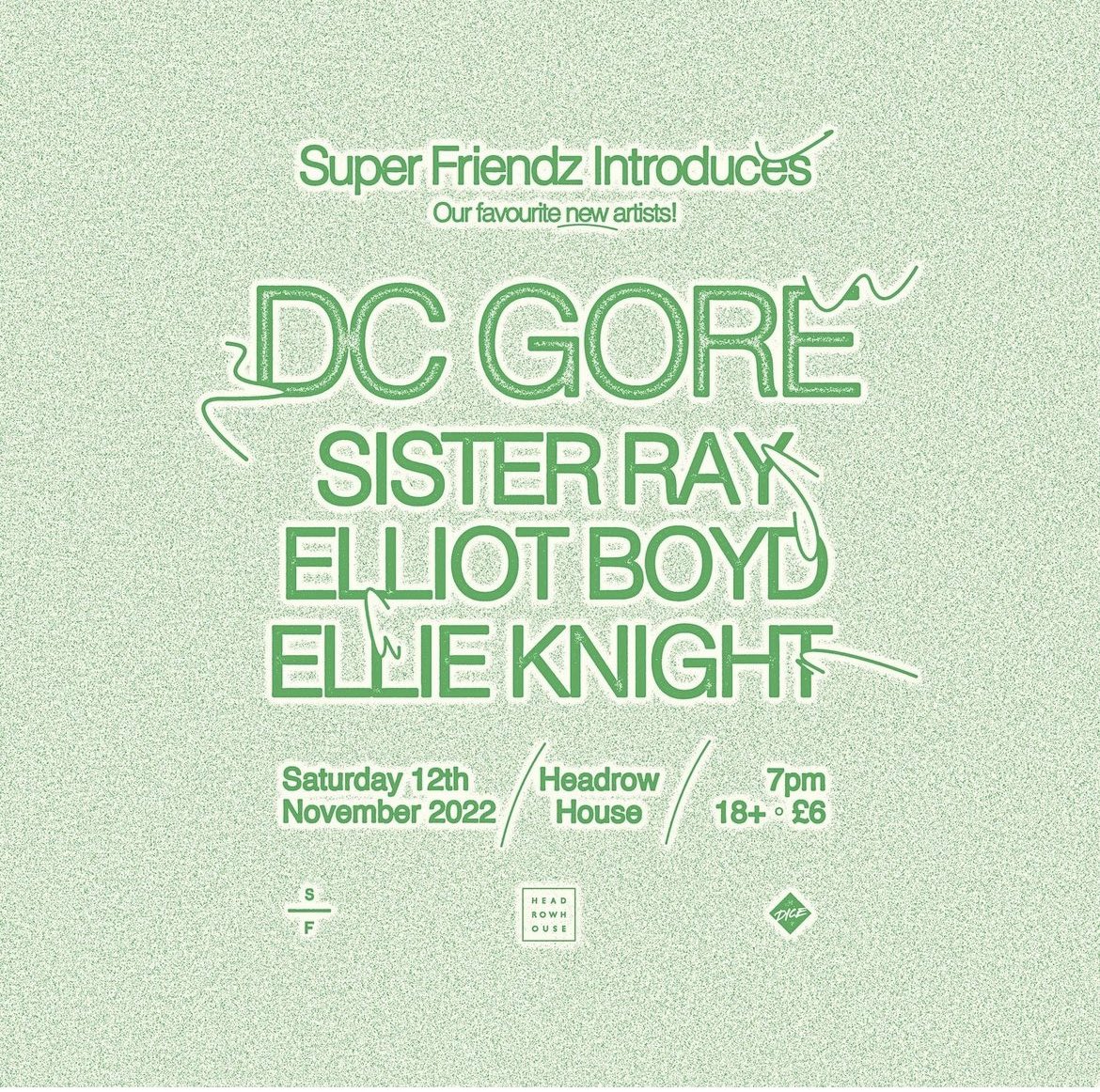 Leeds tonight! 
Cracking line up, few tix left. Come say hi 👋🏻
Big thanks <a href="/superfriendzlds/">Super Friendz</a> for having us
dice.fm/event/y72mp-dc…