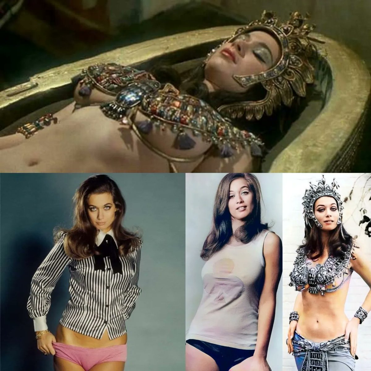 fcart73's tweet photo. Happy birthday Valerie Leon!
#valerieleon ❤️❤️❤️❤️❤️❤️❤️❤️
#bloodfromthemummystomb #revengeofthepinkpanther #zetaone #neversayneveragain #queenkong #thespywholovedme #thewildgeese https://t.co/68q7Ae2l5j