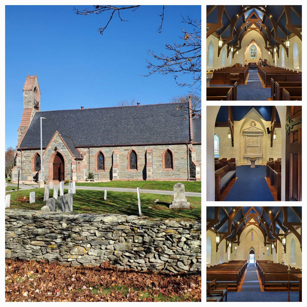 So what have I been up to the past year? Led the restoration of this 1847 historic, St Mary's Church in Portsmouth RI. It reopens tomorrow. Many prayers were answered.