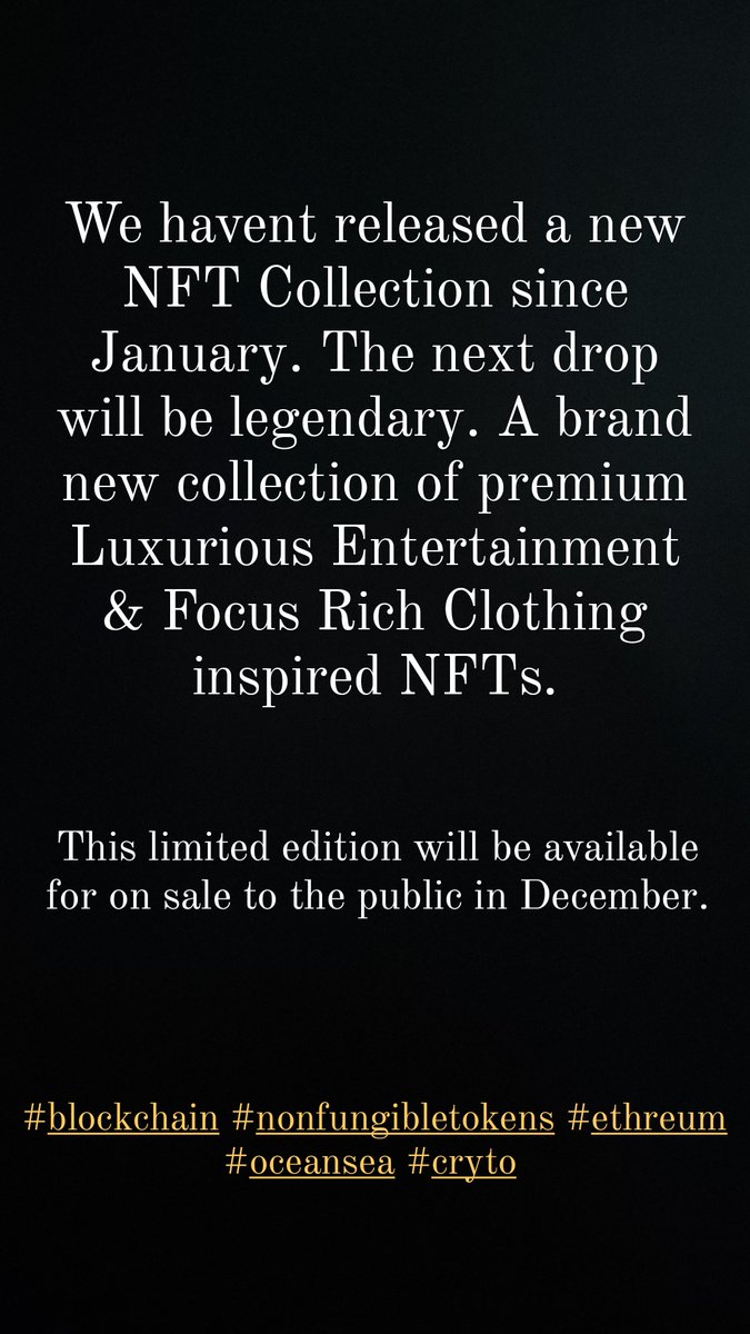 focusrichusa's tweet photo. New NFT Collection droppin in December
#everyonelovesice
#NFT #NFTCommunity #NFTProjects #NFTGiveaways #NFTCollection #NFTGaming #NFTartwork #NFTdrop #NFTjapan #NFTcolletion #nftphotography #NFTgiveway #NFTCommuntiy #NFTshill #NFTsales #nftsale #NFTSeeker #nftsold #NFTsCommunity https://t.co/q7gfhBpe5N