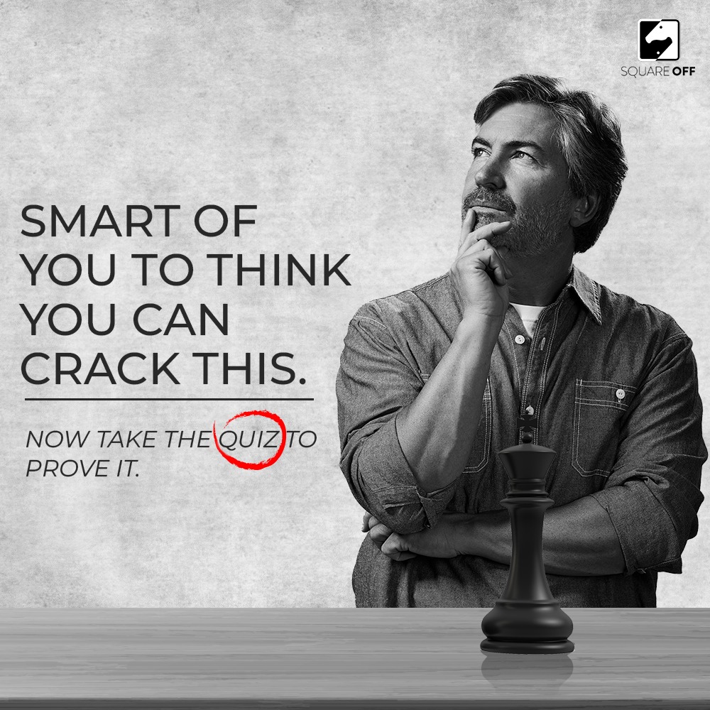 SquareOffChess's tweet image. 60% have failed 🤯. Are you among the other 40?
REWARD: An assured $50 Square Off gift card. 

Click here to take a quiz: squareoffnow.com

#SquareOff #SquareOffQuiz