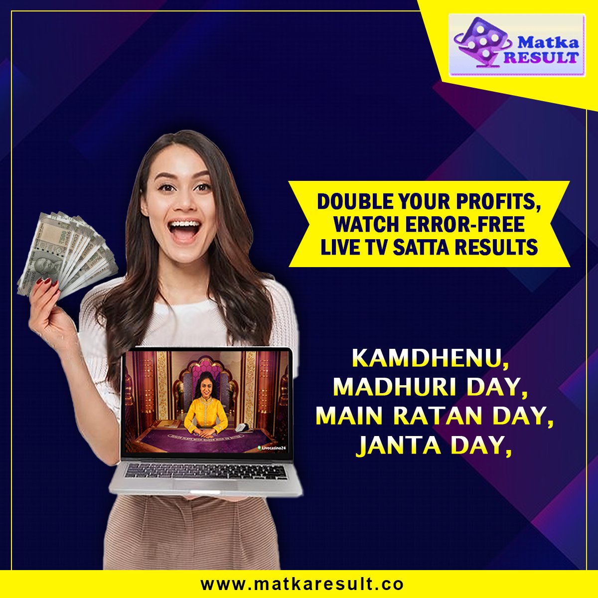 matkaresultlive's tweet photo. ❇️✳️Double your profits, watch error-free Live TV Satta Results❇️✳️
📌Download Now https://t.co/ZI6E1s78nf
#news #breaking #KAMDHENU, #MADHURIDAY, #MAINRATANDAY, #JANTADAY #bhfyp♥️♥️😍♒💓 #IPL2023 #IPL #Entertainment https://t.co/HMGRCkQM8w