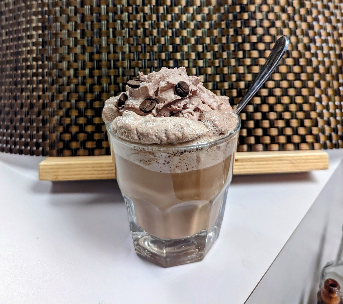 Svenology1's tweet photo. Absolutely Delicious!

Amarula Espresso Martini (cold)
Amarula, fresh espresso, Orange Brandy foam

Mount St.Chococoff (hot)
Chambord, Frangellico, fresh espresso,
Topped with house made orange bitter and chocolate whipped cream.
#hos2081 #acbartending1
#ottawa #cocktails https://t.co/ZW61Qgs6fY