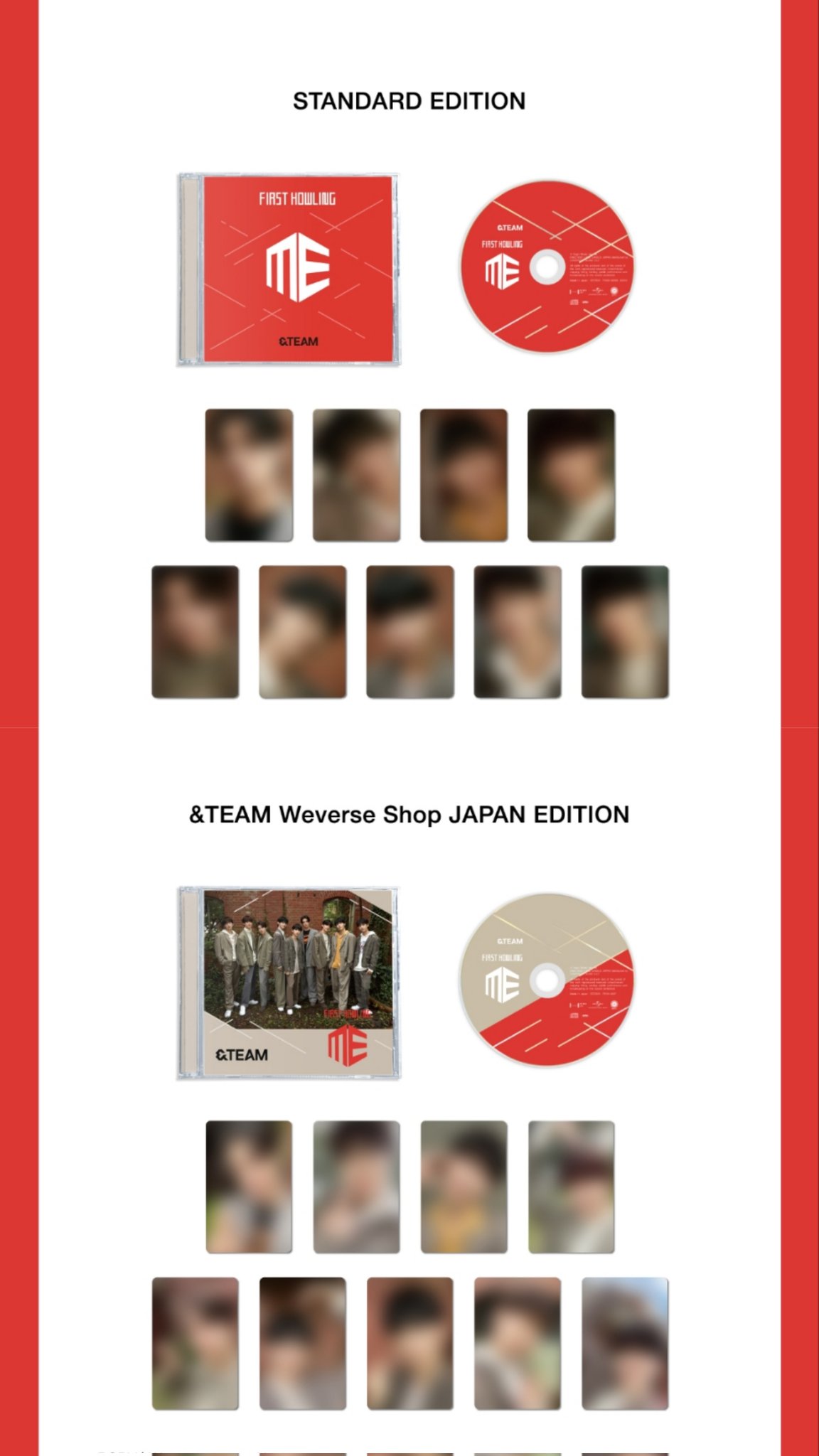 エクルベージュ \u0026TEAM JO Weverse global 限定特典 トレカ フォト