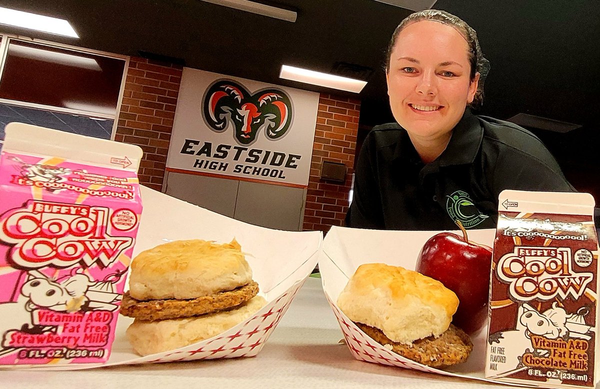 A big 'thank you' to the food service staff, custodians, administrators &amp; other ACPS employees who staffed shelters during Nicole, including Brittany Roughton, who prepared meals at the Eastside High shelter. We're so proud of the staff who serve our students AND the community!