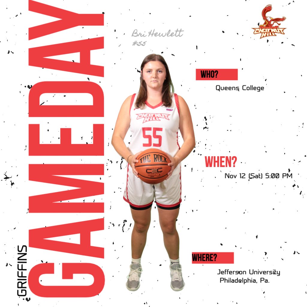 CHCAthletics's tweet photo. Let the season begin!!!! The women's basketball team heads to Jefferson University for their first round of the Conference Challenge against Queens College at 5:00 PM today!!!
#ROLLOUT #GRIFFNATION #WBASKETBALL https://t.co/OMPOp0rBWW