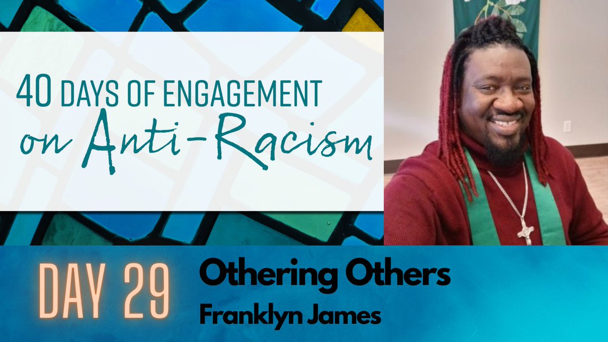 UnitedChurchCda's tweet photo. Day 29 - 40 Days of Engagement on Anti-Racism: What does it mean to be an “other”? Read the reflection from Franklyn James, "Othering Others."  https://t.co/iH5Q7OBMwv

[Image credit: Lightstock]

 #UCCan #UCCanAntiRacism #40DaysAntiRacism #RacialJustice #AntiRacism https://t.co/hVUOcAH0xm