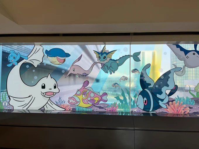 ポケセンに来たー!すごいー! 