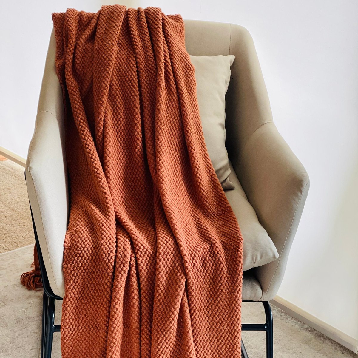 soniachandra's tweet photo. Excited to share the latest addition to my #etsy shop: Knitted Throw Blanket, Terracotta Blanket, Rust Blanket Throw For Couch, Luxury Boho Throw Blanket, Nordic Decor, Cozy Gift For Her https://t.co/4b62ez4n90 #housewarming #solid #kid #dyed #queen #minimalist #thanks https://t.co/flgH1hMnIw