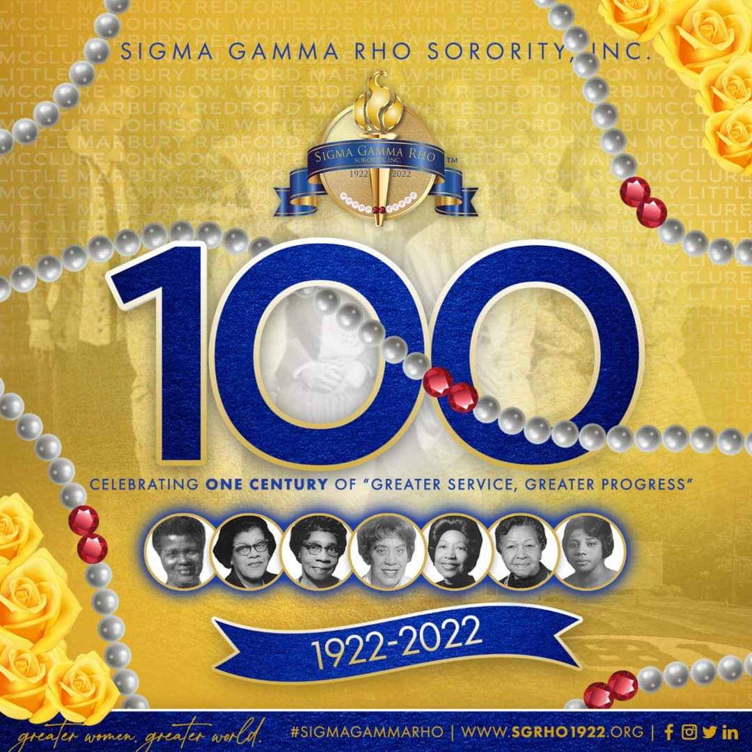 SGRho918's tweet photo. Celebrating 100 Years of Sigma Gamma Rho Sorority, Incorporated! Happy Centennial Sorors! Today is the day to reflect on how far we have come and the next chapter of our illustrious sisterhood!
#Sgrho100
#SigmaGammaRho #SGRhoCentennial
#Greater
#RHOvember
#AlphaXiSigma
💙💛🐩 https://t.co/6ryiLjRQIb