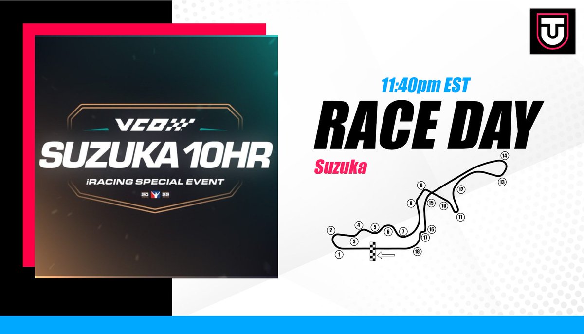 TeamUpstate_'s tweet photo. Final special event of 2022. Suzuka goes live at 11:30pm EST 🏁

🔹https://t.co/9ddN4HaYXK https://t.co/GUf0EYXVRx