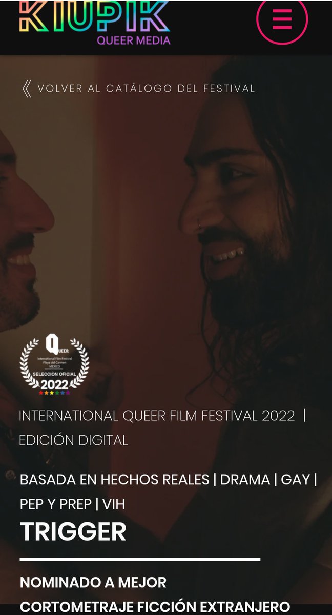 YorgoGlynatsis's tweet image. Dreams really come true: my LGBTQI+ first short film  @trigger_short1 is currently being screened in Mexico
 🇲🇽 🏳️‍🌈🤩🎬

You can watch it online and vote for it  during the festival 
🙏❤

Muchas Gracias Mexico 😛

en.kiupik.com/iqff-2022-full…