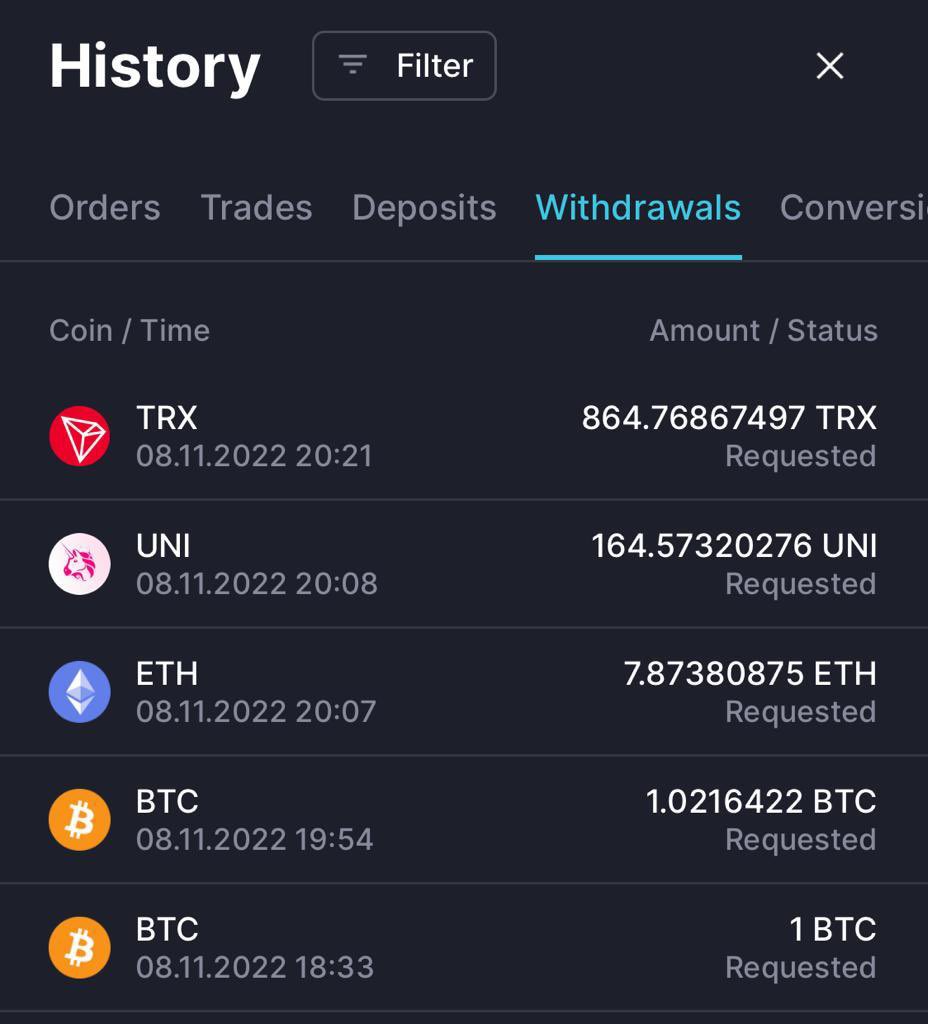47Nedre's tweet photo. @hoss_crypto Ich beschuldige Dich nicht vollständig, aber findest Du es fair Deinerseits, dass Du in jedem Video mindestens 5 Mal FTX beworben hast und jetzt das gesamte Vermögen von Menschen, inklusive mir (siehe Screenshot) womöglich weg ist. Welche Konsequenzen willst du tragen? https://t.co/9hrnVd61QE