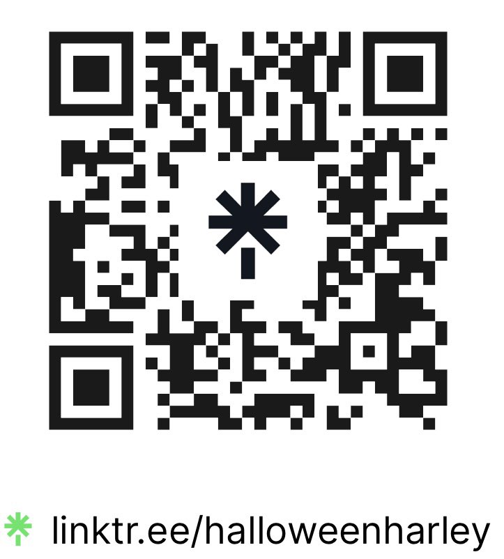 Our new linktree has links to all our social media: linktr.ee/halloweenharley