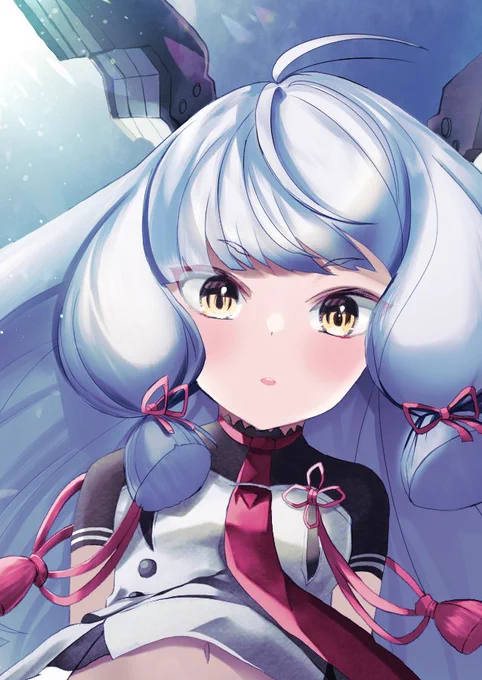 【skeb】「艦これ」より叢雲改二を描かせていただきました。リクエストありがとうございました!!(パンチラしてるので念のためトリミングをしています。) #Skeb #Commission  
