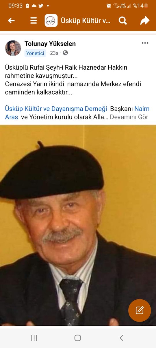Bugün hocam Dr. Gökhan AKTEPE'den sonra bir üzücü haber daha 😥😥😥  Raik HAZNEDAR' ın vefatını büyük üzüntü ile öğrendim. Merhuma Allah (CC)' den rahmet, ailesine, sevenlerine ve Rufai Tarikatı mensuplarına başsağlığı ve sabır dilerim.
<a href="/Asbest54264985/">Asbest</a> <a href="/isgkimdergmail1/">isgkimder</a> <a href="/isgobder/">İSGOBDER</a>