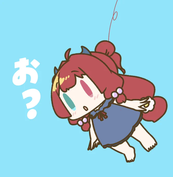 ロアちゃん髪の毛1本びょ〜んとロアちゃんと言ったら毛の話!毛は1本びょ〜んと長いのが生えてるのに気づくとちょっぴり恥ずかしくなねそろそろ毛は生える生えない伸びる伸びないを設定できるようにしてほしいねロアちゃんの髪質が上がるように〜今日のご飯ニラ饅頭 #ロアート 