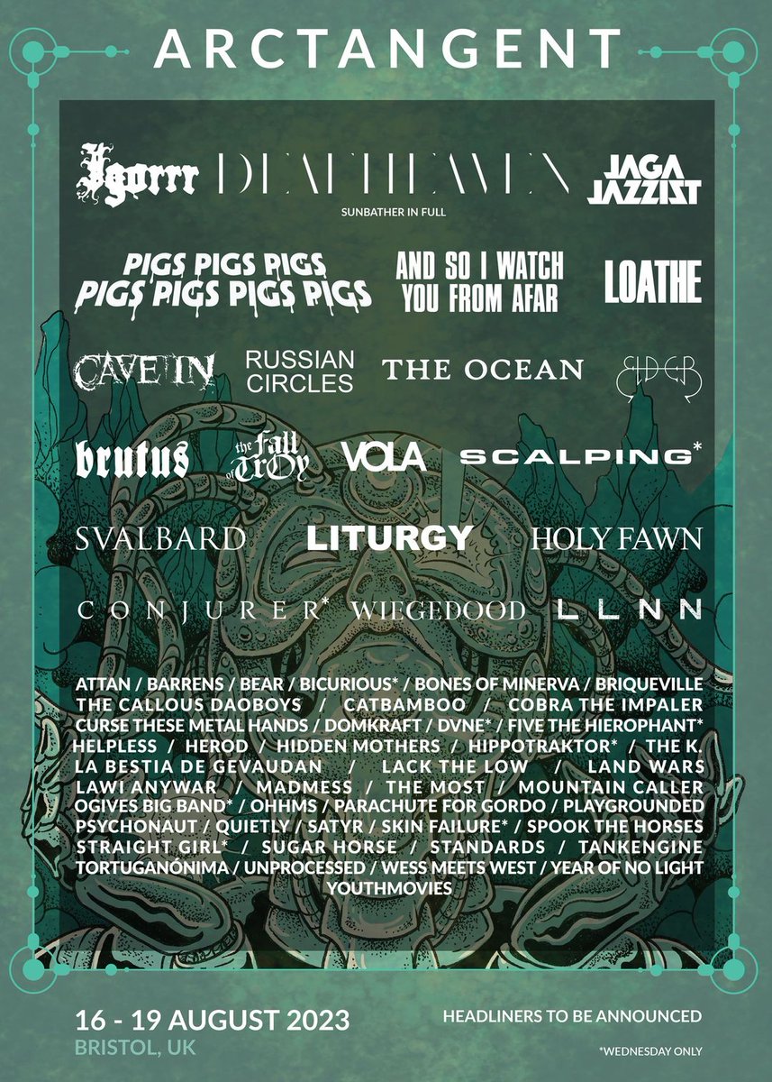 Score A/V (@scoreav) on Twitter photo 🔥 Breaking News : l'orga de l'<a href="/ATGFestival/">ArcTanGent</a> dévoile une prog' de classe mondiale avec rien moins que <a href="/deafheavenband/">Deafheaven</a>, <a href="/cave_in_boston/">CAVE IN</a>, <a href="/jagajazzist/">Jaga Jazzist</a>, <a href="/ASIWYFA_BAND/">ASIWYFA</a>, <a href="/RussianCircles/">Russian Circles</a>, <a href="/loatheasone/">Loathe</a>, @wearebrutus, <a href="/LITVRGY/">Litvrgy</a>, <a href="/ConjurerUK/">Conjurer</a>, <a href="/OceanCollective/">The Ocean Collective</a>, <a href="/Svalbardband/">Svalbard</a>, @volaband... 🔥 Breaking News : l'orga de l'<a href="/ATGFestival/">ArcTanGent</a> dévoile une prog' de classe mondiale avec rien moins que <a href="/deafheavenband/">Deafheaven</a>, <a href="/cave_in_boston/">CAVE IN</a>, <a href="/jagajazzist/">Jaga Jazzist</a>, <a href="/ASIWYFA_BAND/">ASIWYFA</a>, <a href="/RussianCircles/">Russian Circles</a>, <a href="/loatheasone/">Loathe</a>, @wearebrutus, <a href="/LITVRGY/">Litvrgy</a>, <a href="/ConjurerUK/">Conjurer</a>, <a href="/OceanCollective/">The Ocean Collective</a>, <a href="/Svalbardband/">Svalbard</a>, @volaband...